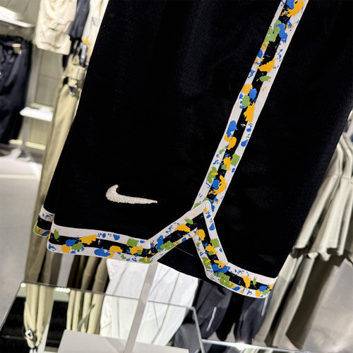 Nike耐克男子2025新款网眼透气速干篮球运动五分裤HV3538-010-100