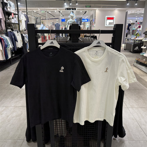 阿迪达斯adidas男运动休闲纯棉短袖圆领T恤KB4845 KB4846 KB4847