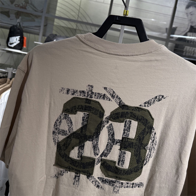 Nike耐克Jordan飞人男子下站东单速干复古印花透气短袖T恤 HV1257