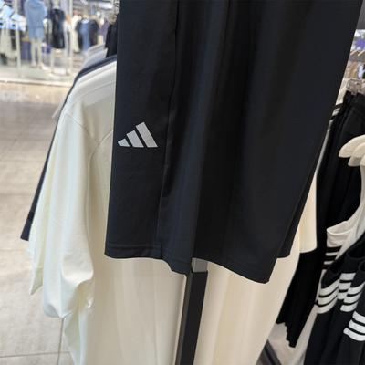 Adidas阿迪达斯男子夏季新款轻薄透气运动训练速干黑色短裤JM5439