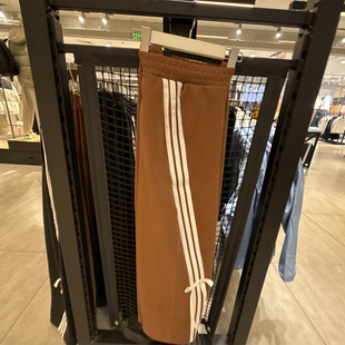 Adidas阿迪达斯25冬女三条纹可拆卸蝴蝶结运动长裤 KG3857 KG3855