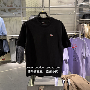 Nike耐克Jordan飞人男子短袖宽松纯棉圆领AJ刺绣运动T恤夏 HJ2327