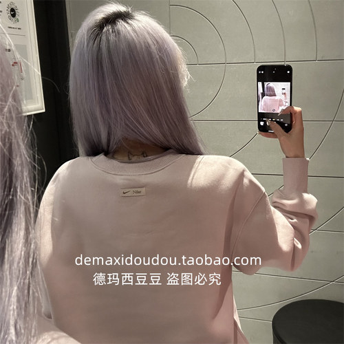 耐克女子秋冬加绒保暖运动卫衣
