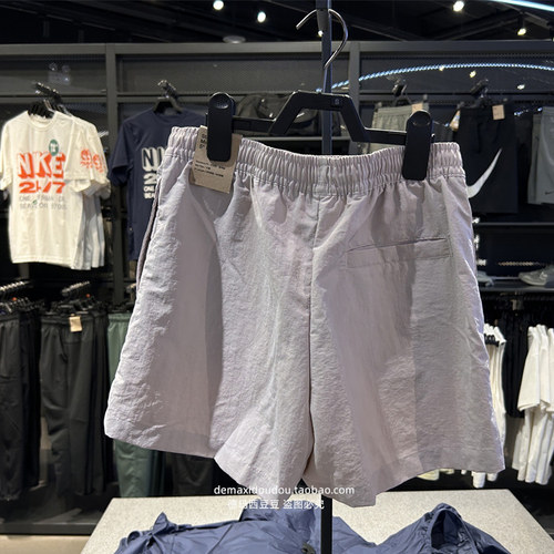 NIKE耐克女子AS W NSW ESSNTL MR运动休闲短裤FV6623-060