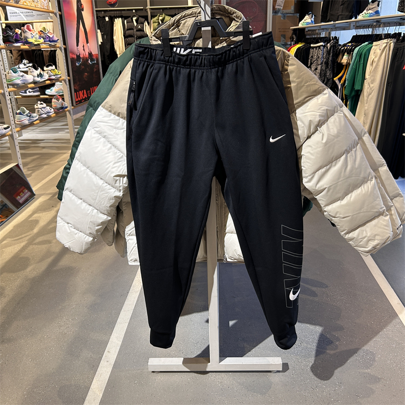 Nike/耐克男子收脚加绒跑步长裤