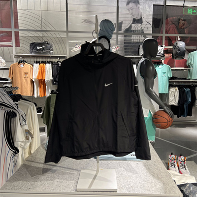 运动服连帽防风夹克梭织外套