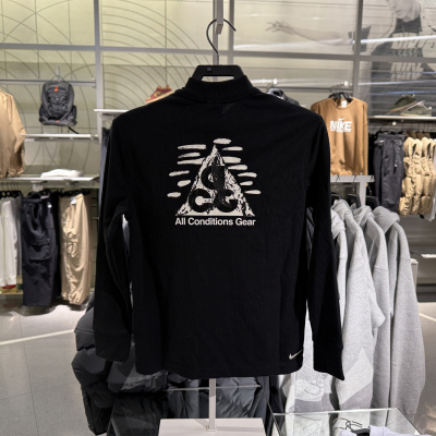 NIKE耐克大童K ACG DF WAFFLE LS TOP长袖运动T恤FZ5403-010