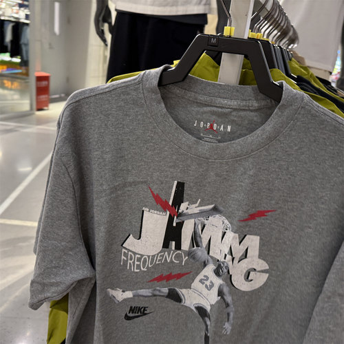 专柜正品耐克Jordan短袖男士新款图案印花休闲舒适运动T恤HJ2930