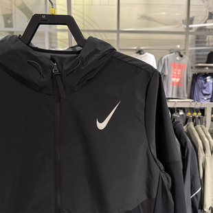 Nike耐克AEROSWIFT STORM-FIT男防风拒水跑步夹克春季FZ9040-010