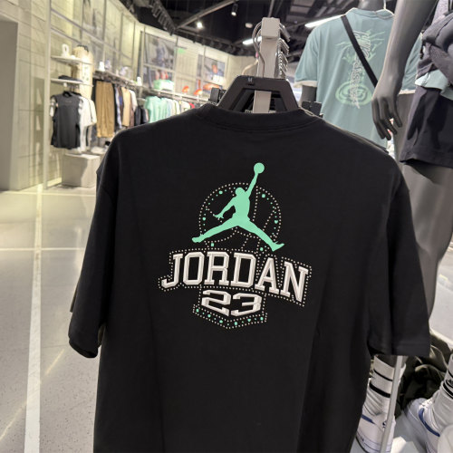 正品JORDAN男子飞人短袖25年夏季棉质透气半袖T恤 IM3354-010-047