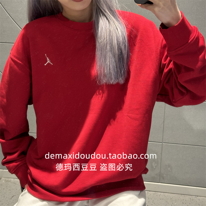 JORDAN男休闲运动圆领套头衫卫衣