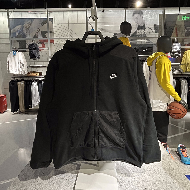 Nike耐克运动拉链连帽夹克外套
