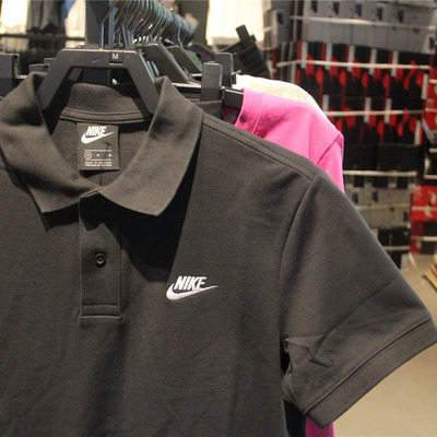 Nike耐克短袖男女网球POLO衫刺绣针织纯棉翻领运动休闲T恤 CJ4457