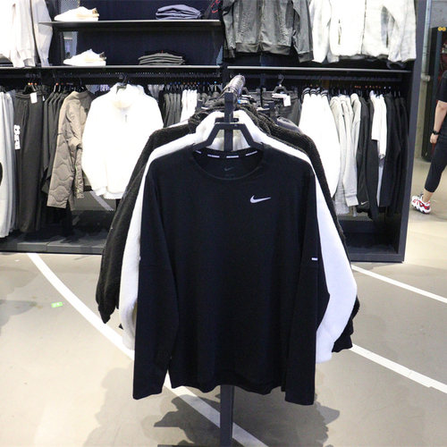 nike耐克跑步健身圆领长袖T恤