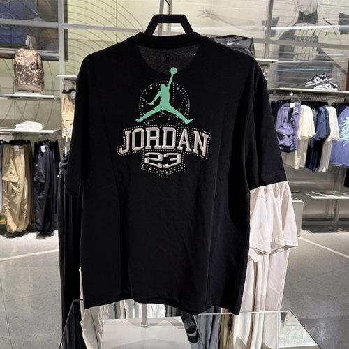 专柜Jordan耐克男子夏季新款休闲透气后背印花短袖运动T恤IM3354