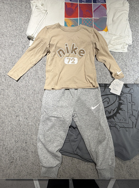 包邮【特价】Nike耐克正品秋季小童休闲针织套装 IH0980 IH0964