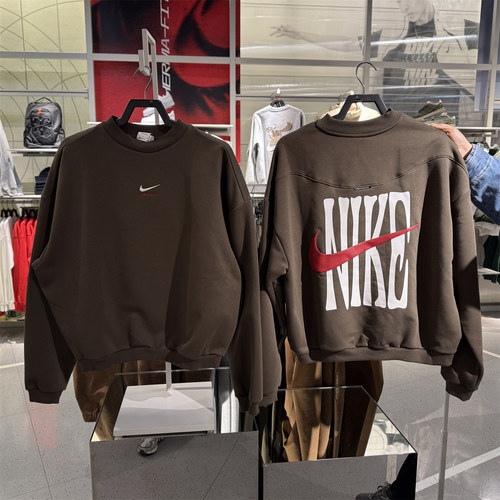 专柜正品NIKE耐克男针织加绒保暖卫衣CNY新年款长袖套头衫IQ3819