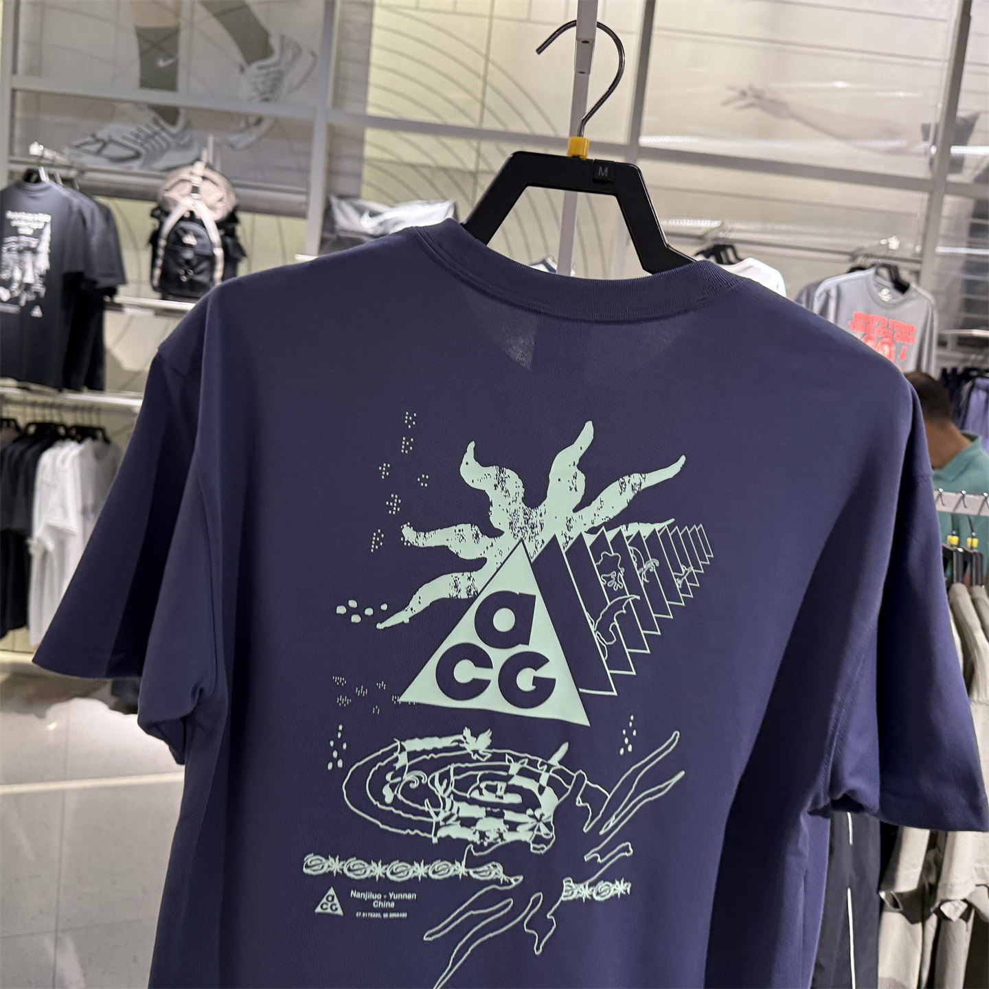 正品代购nike耐克男ACG DF TEE GCEL运动休闲短袖T恤 IH8660-508 - 实物图