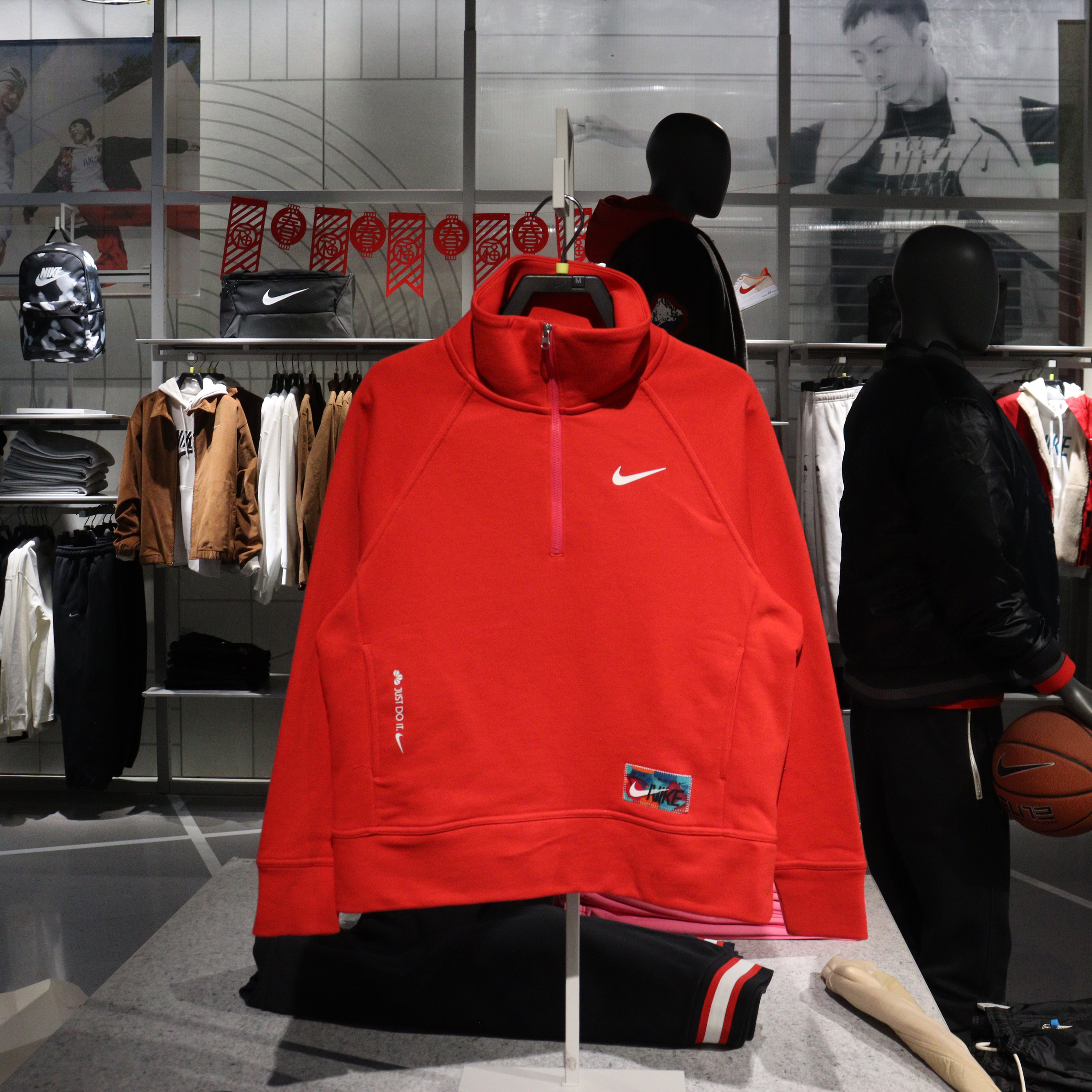 Nike/耐克女半拉链运动上衣外套