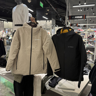 专柜正品Adidas阿迪达斯男鹅绒羽绒服三合一冲锋衣 IL8969 IL8972