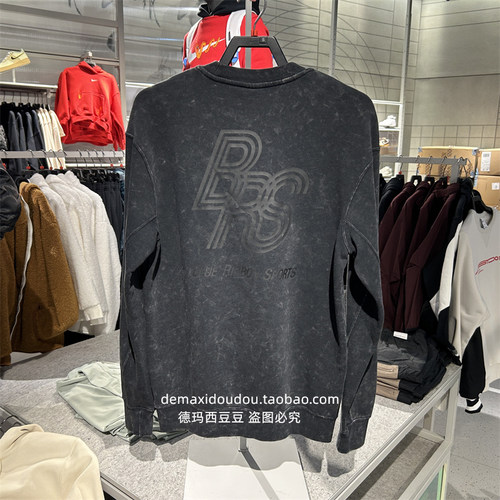 耐克BRS印花圆领套头衫卫衣外套