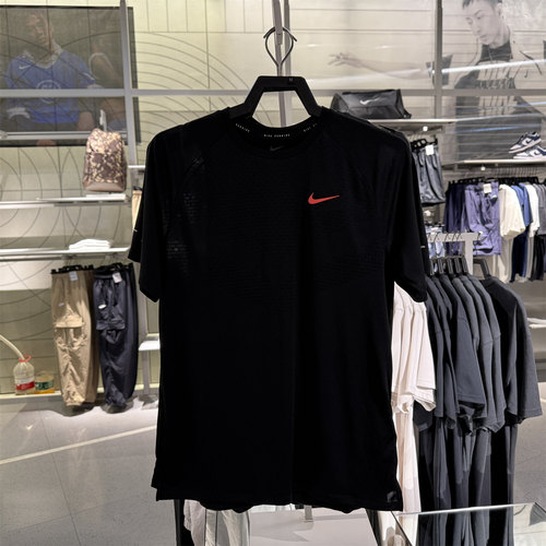 专柜正品NIKE耐克STRIDE男子速干短袖跑步上衣新款半袖T恤 HV2129