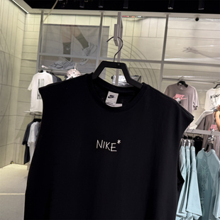 NIKE耐克夏季新款男子篮球衣运动休闲时尚无袖背心T恤 IH9266-010