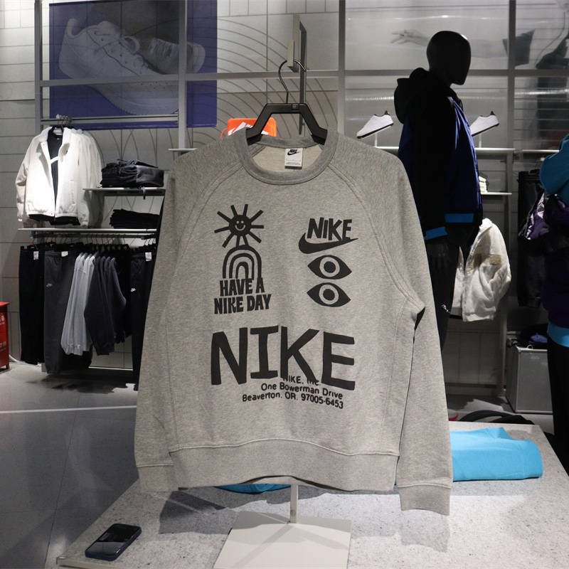 Nike耐克男子圆领套头衫卫衣外套