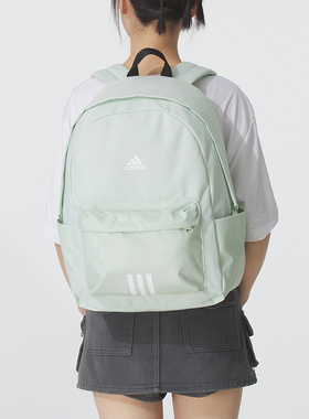 阿迪达斯男女大容量运动双肩包学生书包电脑包休闲旅行背包KC9896