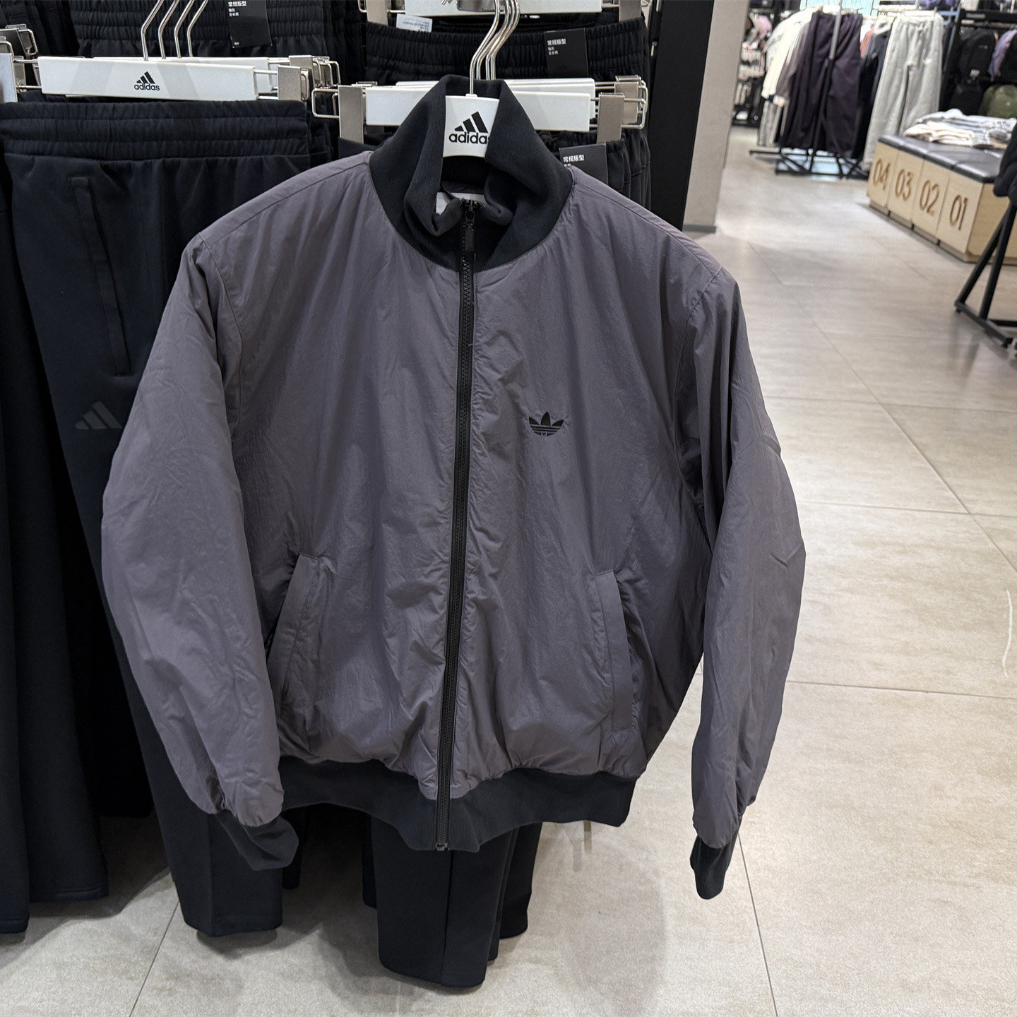 Adidas阿迪达斯三叶草男棒球棉衣百搭简约保暖外套JW0980 JX7783