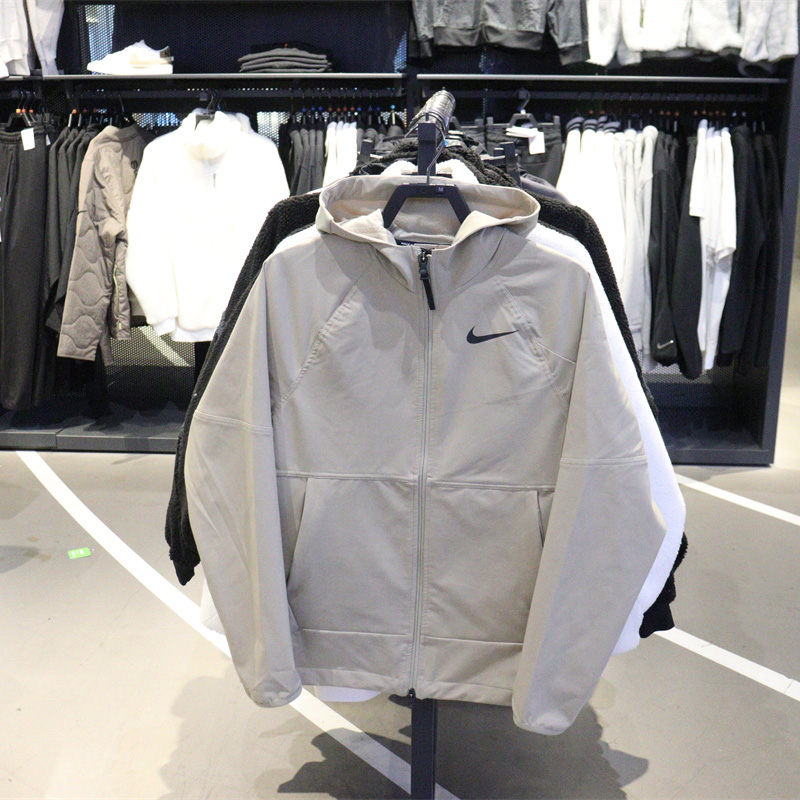 Nike耐克男子跑步训练运动健身外套休闲连帽夹克DQ6594-010