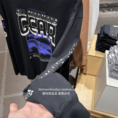 专柜正品Nike ACG 户外机能美潮印花重磅运动休闲长袖T恤 FQ3730