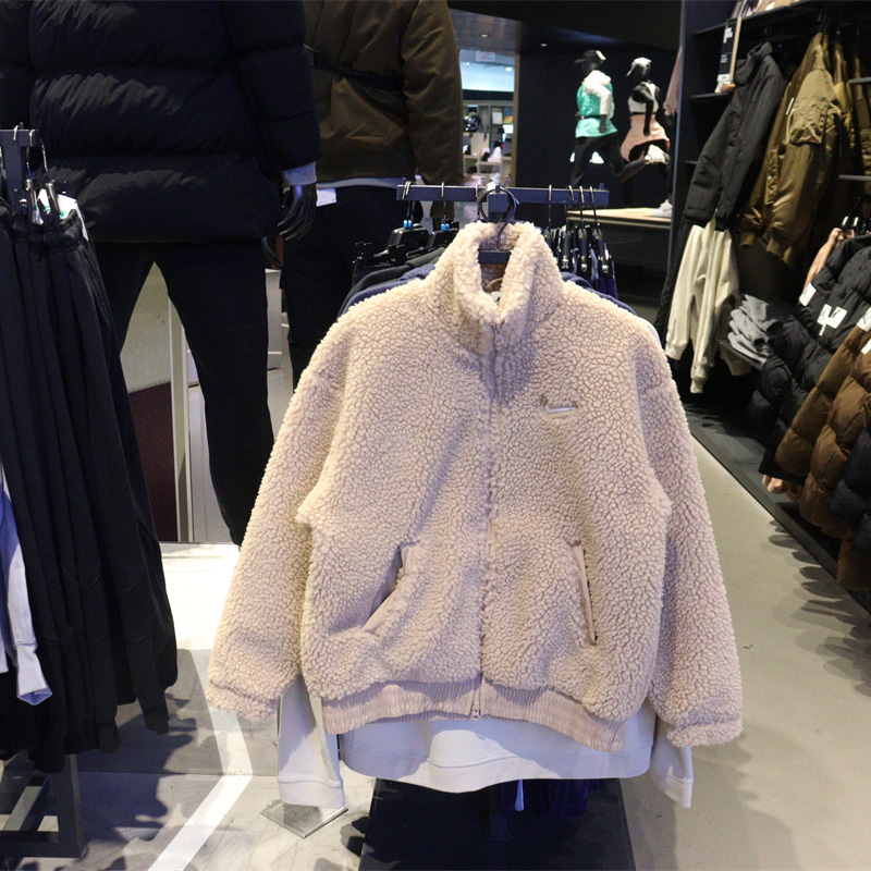 NIKE耐克女子仿羊羔绒夹克外套