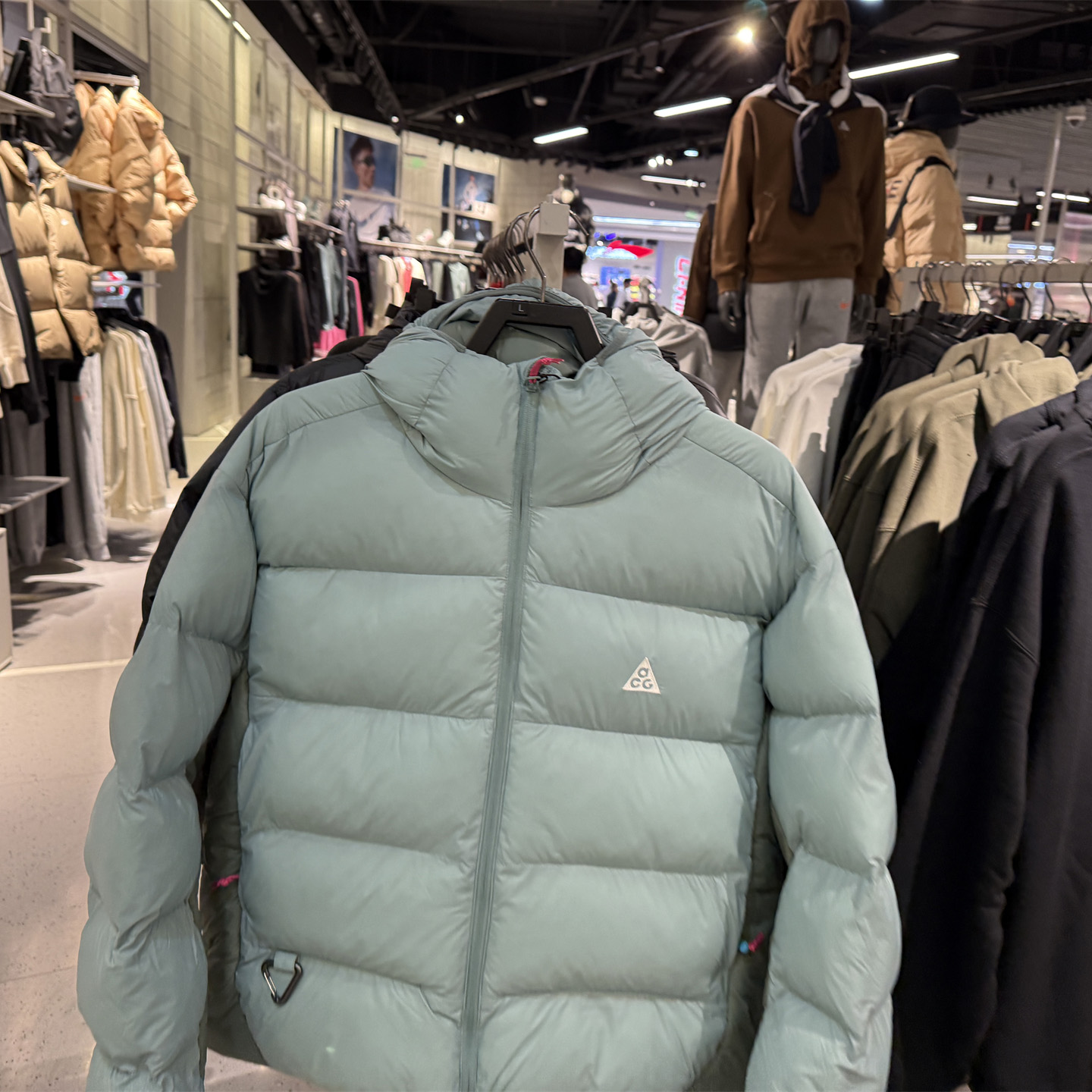 耐克ACG棉服男冬新款户外运动加厚保暖黑色连帽P棉外套FV8911-010