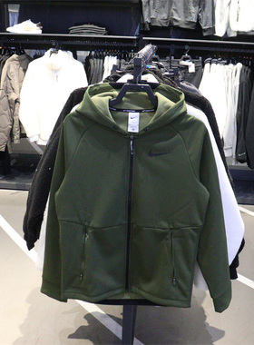专柜正品NIKE耐克男子抓绒内里休闲运动拉链连帽夹克外套 DD2125