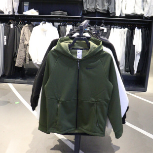 专柜正品 DD2125 NIKE耐克男子抓绒内里休闲运动拉链连帽夹克外套