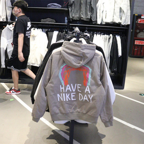 NIKE耐克男连帽棉服夹克外套