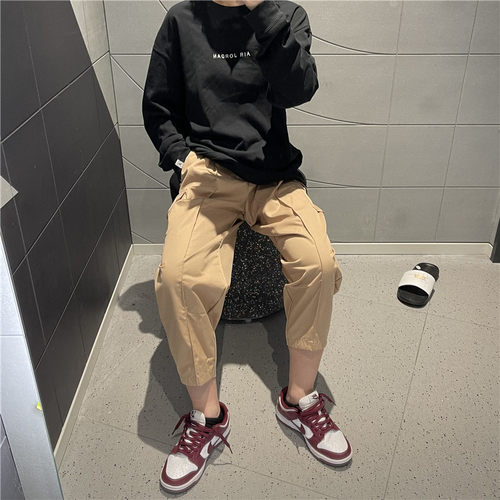 Nike/耐克女宽松大口袋工装长裤