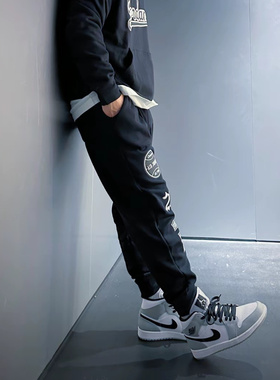 现货Nike/耐克 正品男子飞人加绒保暖宽松篮球运动训练长裤FN4620