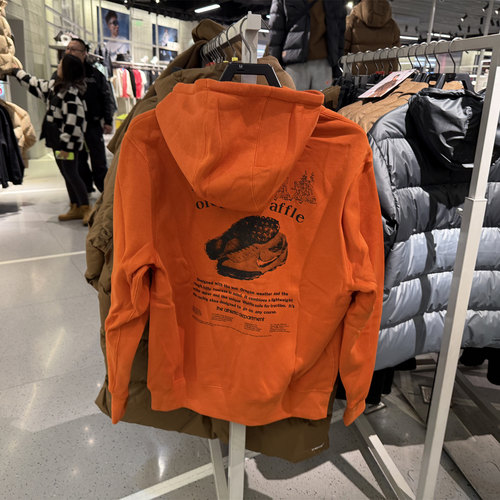 NIKE耐克男子运动休闲印花连帽保暖套头衫卫衣HV1217-893