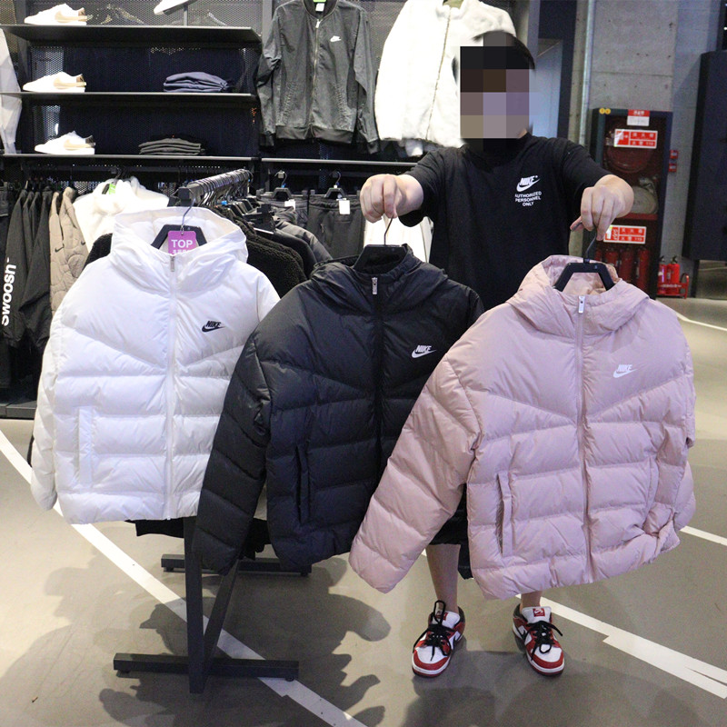 Nike女防风连帽羽绒服