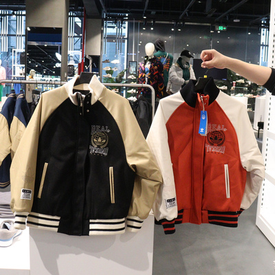 三叶草女棒球服夹克外套