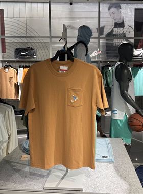 正品耐克t恤男2023新款运动休闲印花图案圆领半袖短袖 FQ0351-225