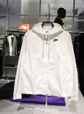 专柜正品Nike耐克女子宽松环保防泼水易穿梭织夹克外套 DM6180