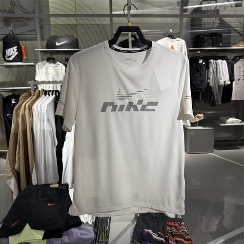 Nike耐克男短袖2025夏款跑步训练速干透气圆领运动T恤IB4128-133