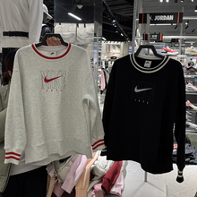 专柜正品Nike耐克PHOENIX女OVERSIZE风图案加绒运动套头衫 HJ0950