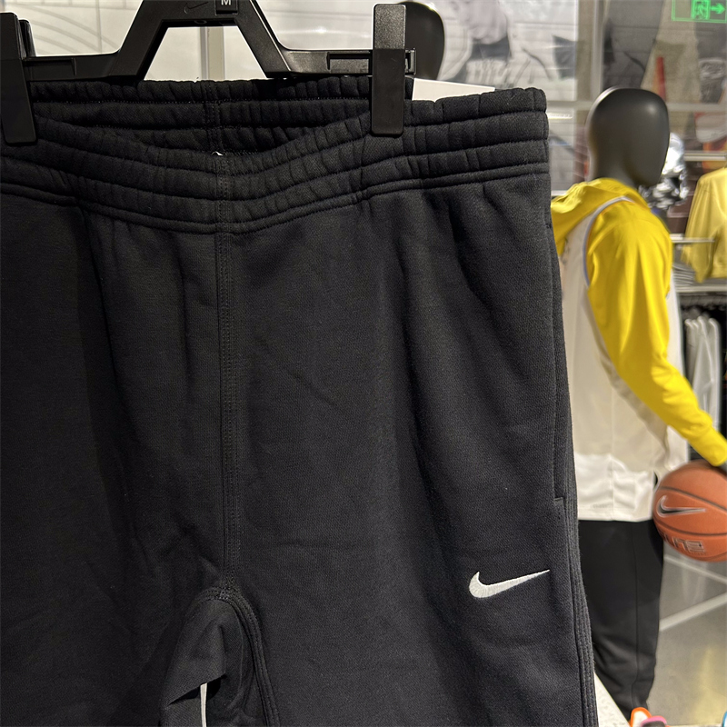 Nike耐克 男子灰色加绒舒适休闲宽松针织运动长裤 623455