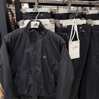 阿迪达斯三叶草男女棒球棉衣百搭简约保暖外套夹克 JW0980 JX7783