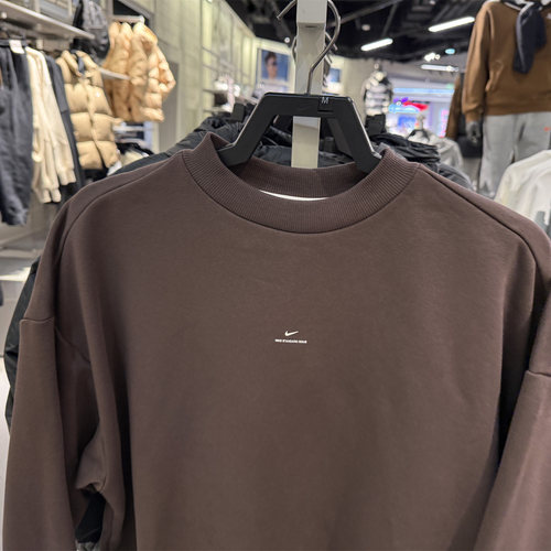 耐克卫衣男子圆领加绒保暖宽松舒适运动休闲套头衫IM5902-237-010