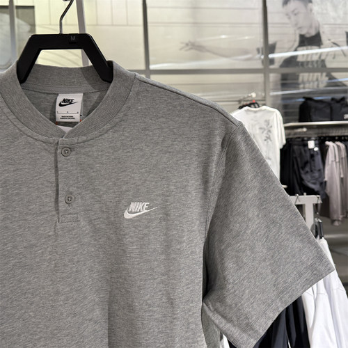 NIKE耐克t恤男子2025运动休闲宽松POLO短袖CJ4457 HQ5975-063-010
